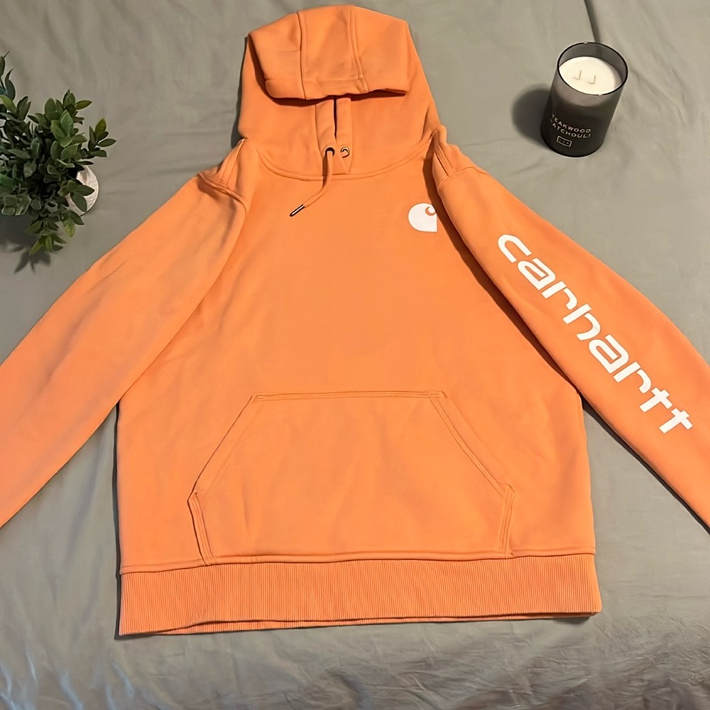 Orange Carhartt hoodie
